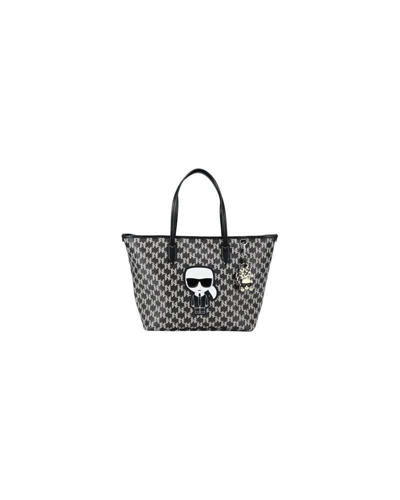 Karl Lagerfeld K/IKONIK MONOGRAM TOTE  - TASCHEN - Handtaschenauf YOOX.COM Schwarz