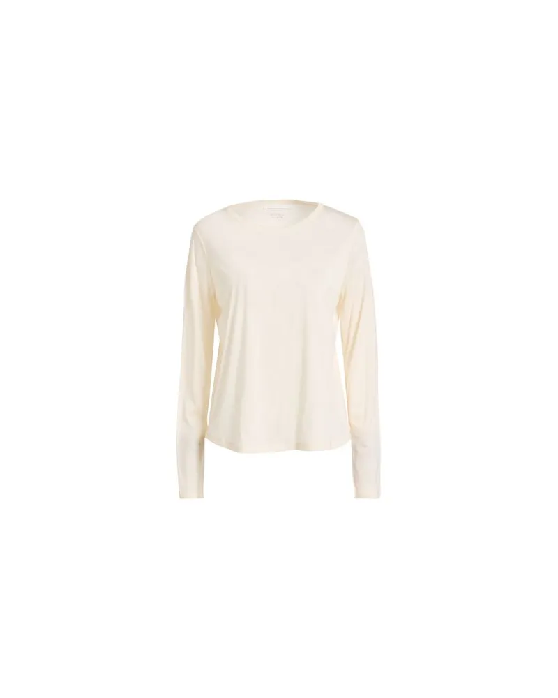Majestic TOPS - T-shirtsauf YOOX.COM Cremeweiß
