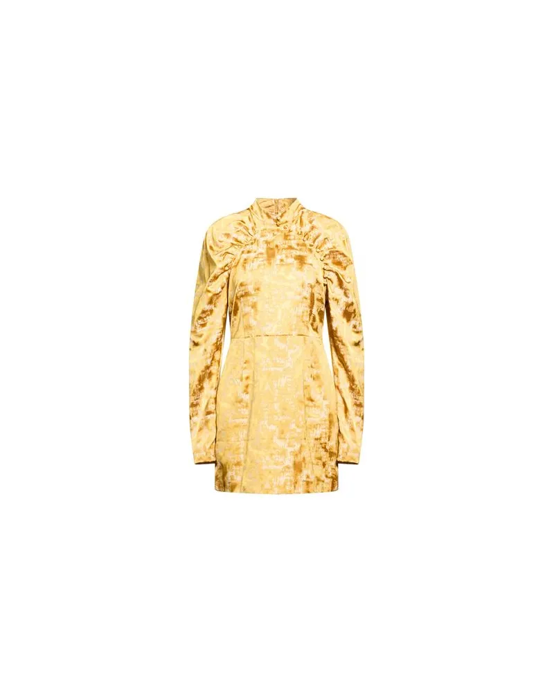 Weili Zheng KLEIDER - Mini-Kleiderauf YOOX.COM Gold