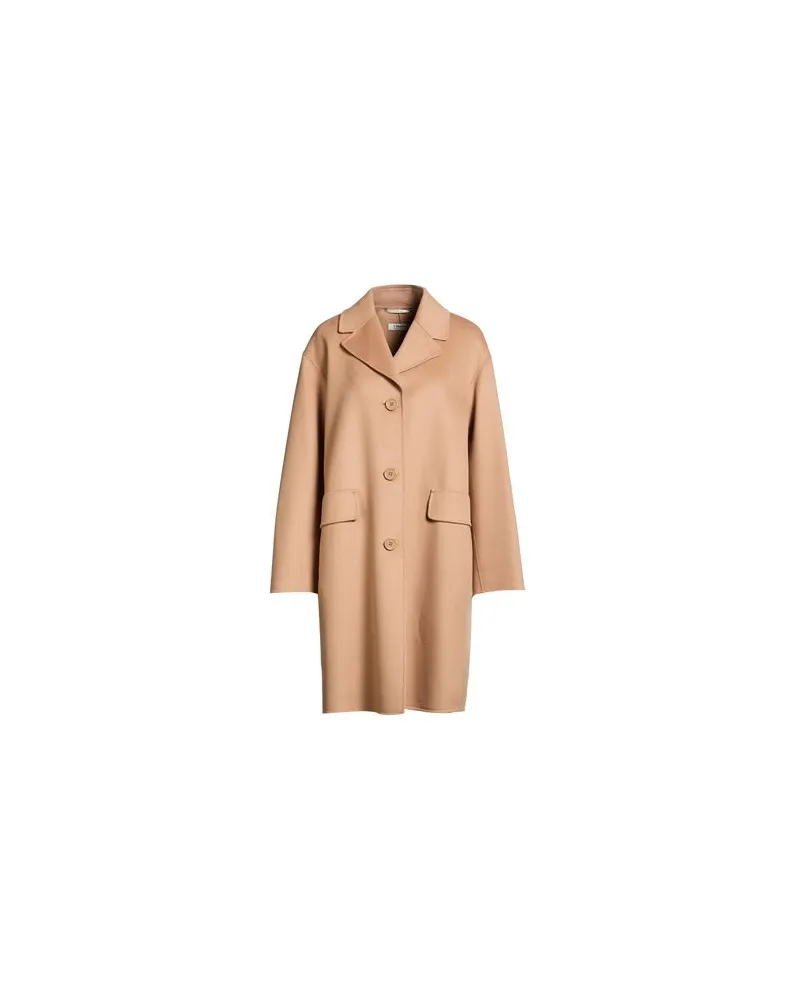 Max Mara JACKEN & MÄNTEL - Mäntelauf YOOX.COM Kamel