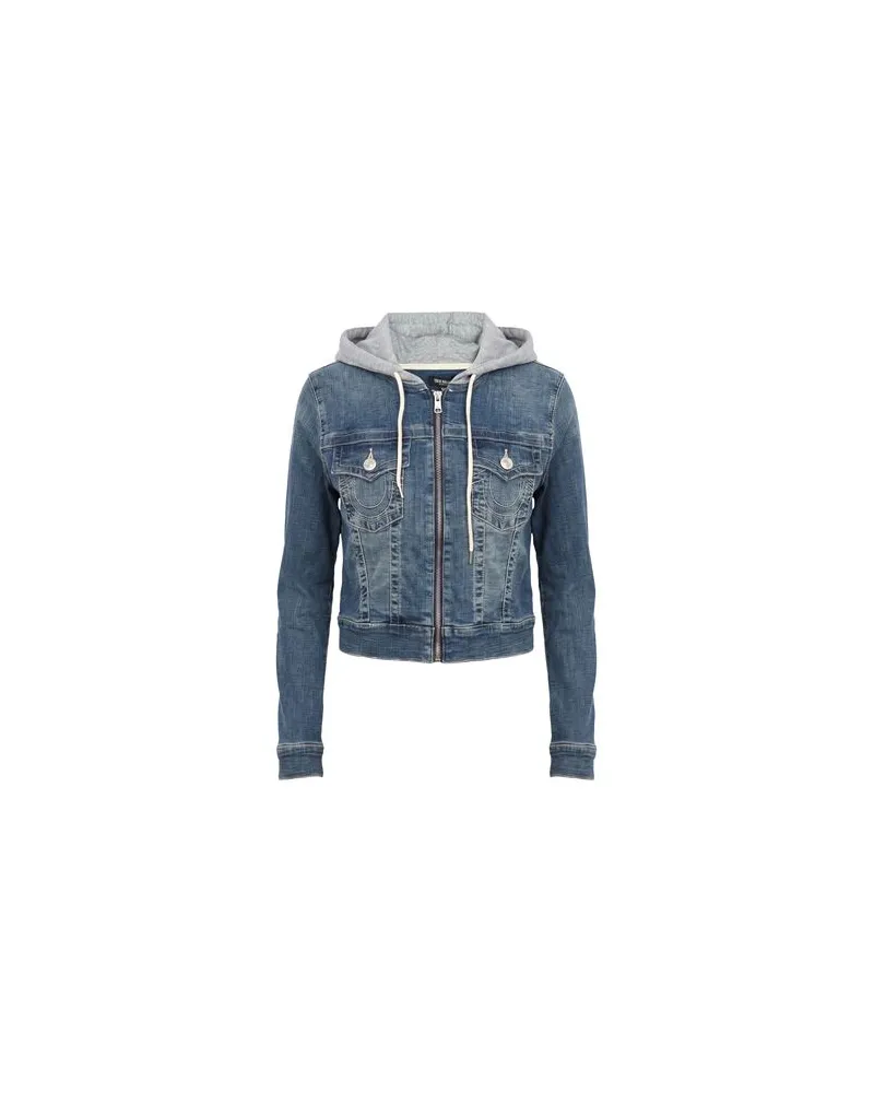 True Religion JACKEN & MÄNTEL - Jeansjacken/Mäntelauf YOOX.COM Blau