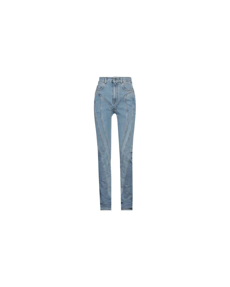 Thierry Mugler HOSEN & RÖCKE - Jeanshosenauf YOOX.COM Blau