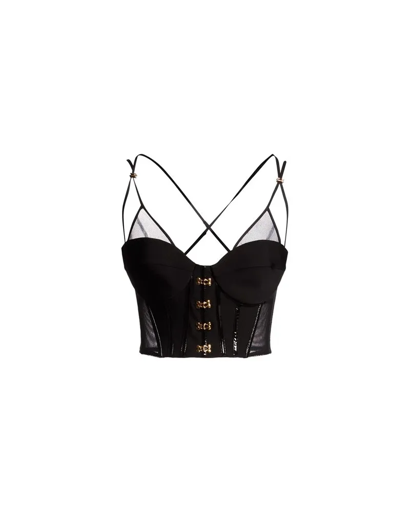 Elisabetta Franchi TOPS - Topsauf YOOX.COM Schwarz