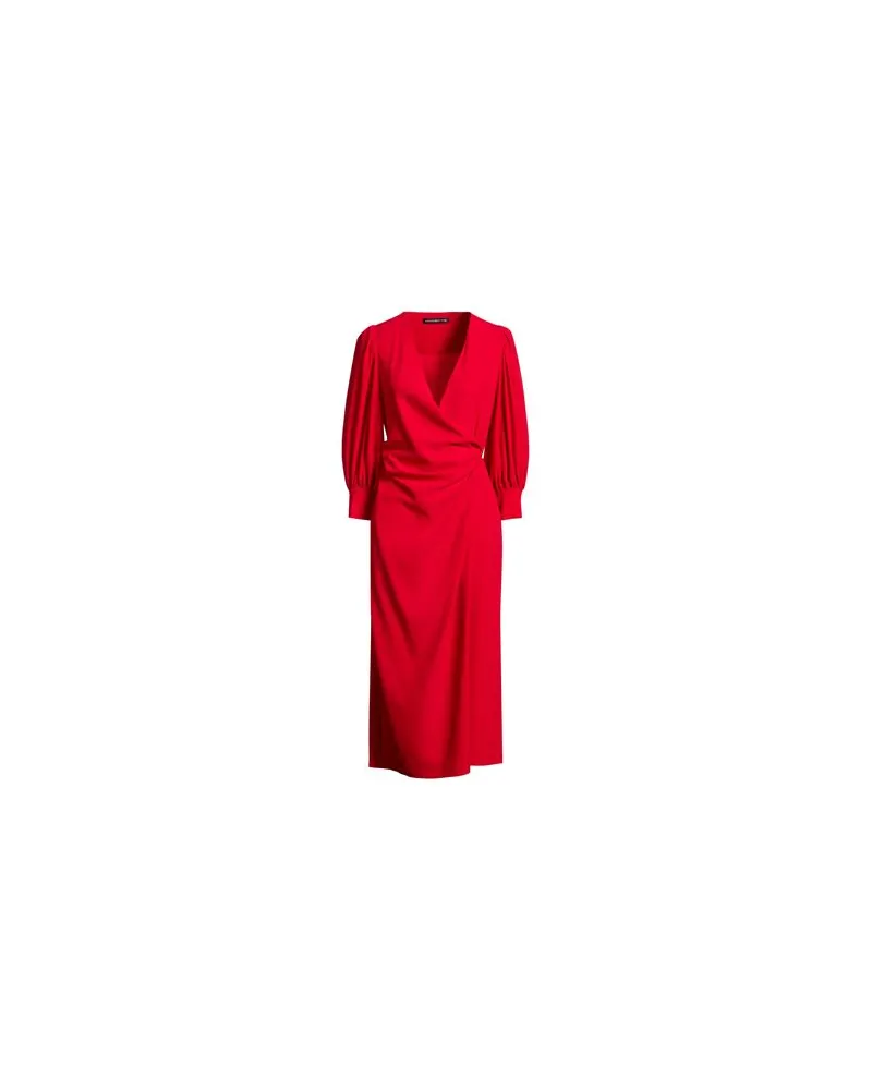 Department 5 KLEIDER - Midi-Kleiderauf YOOX.COM Rot