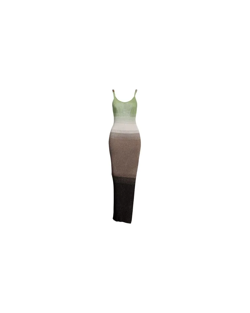 GCDS KLEIDER - Maxi-Kleiderauf YOOX.COM Braun