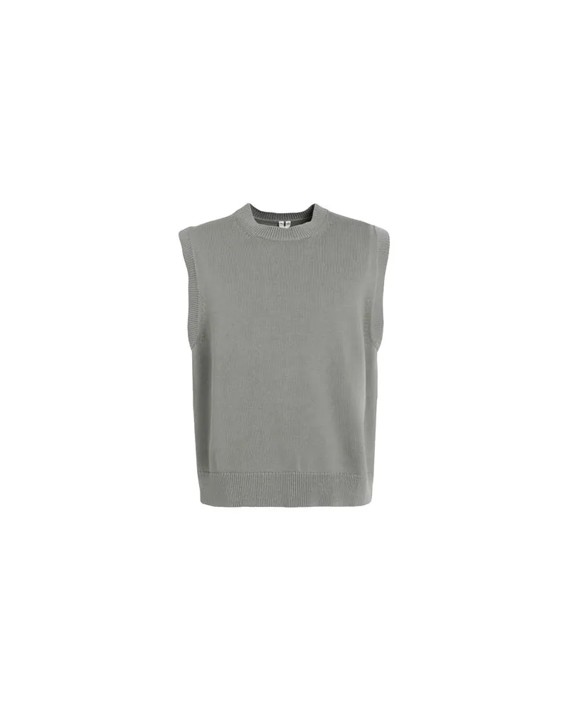Arket Texas cotton vest - STRICKWAREN - Pulloverauf YOOX.COM Salbeigrün