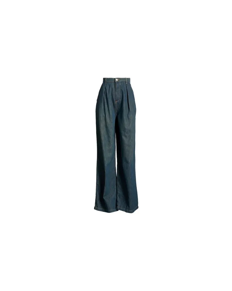 Twin-Set HOSEN & RÖCKE - Jeanshosenauf YOOX.COM Blau
