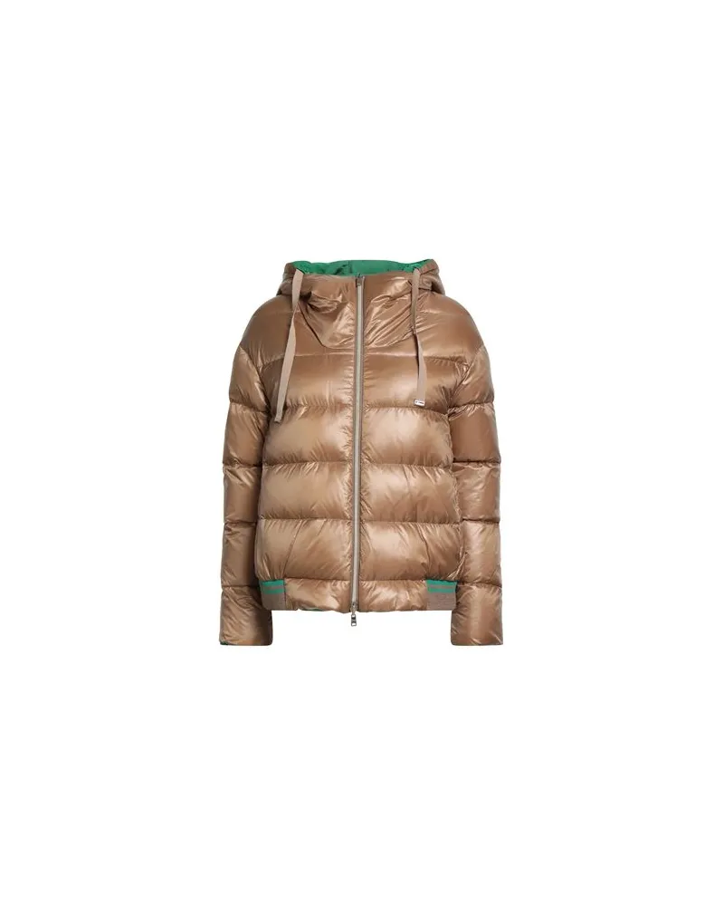Herno JACKEN & MÄNTEL - Pufferjacken & Daunenjackenauf YOOX.COM Hellbraun