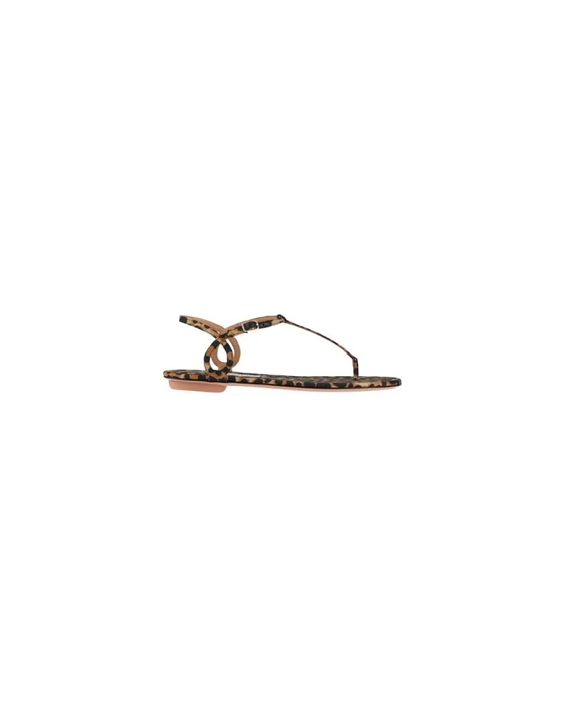 Aquazzura SCHUHE - Zehentrennerauf YOOX.COM Kamel