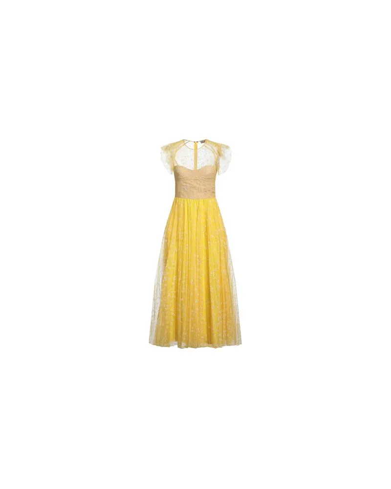 RED Valentino KLEIDER - Maxi-Kleiderauf YOOX.COM Gelb