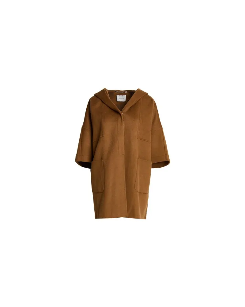 Manila Grace JACKEN & MÄNTEL - Mäntelauf YOOX.COM Kamel