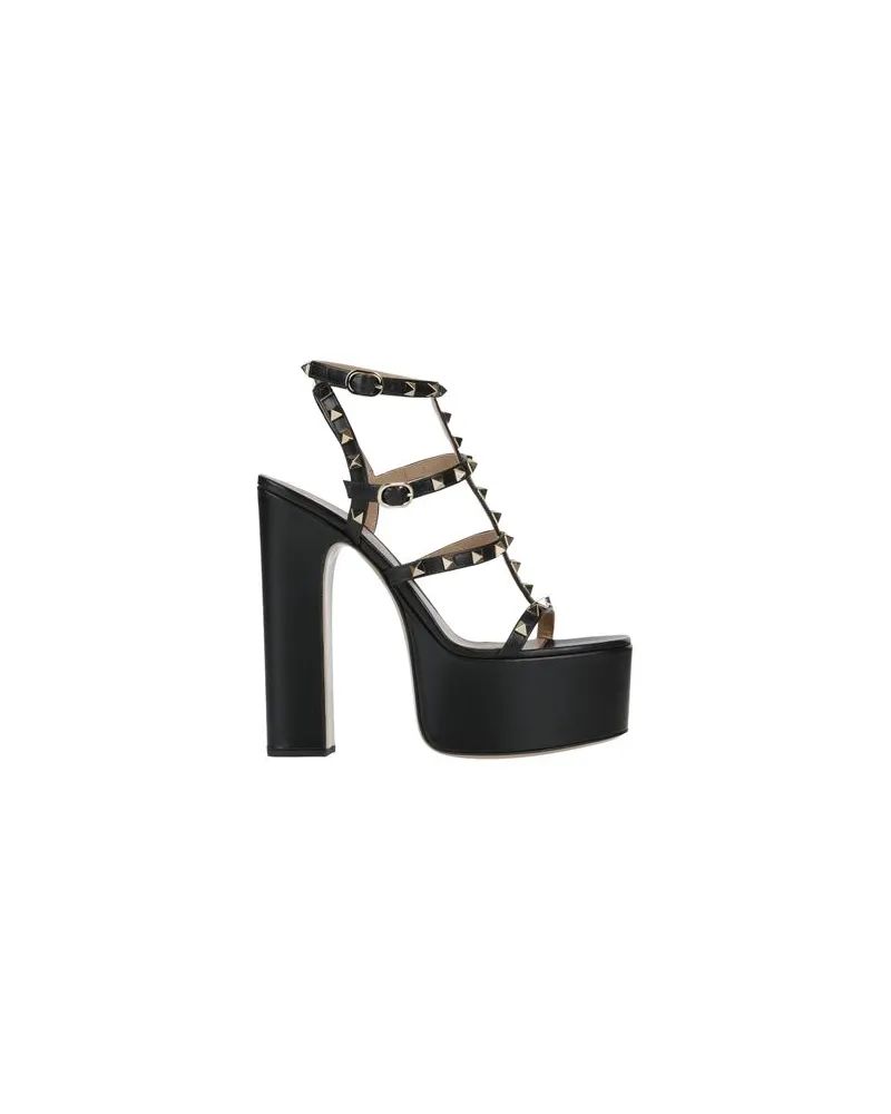 Valentino Garavani SCHUHE - Sandalenauf YOOX.COM Schwarz