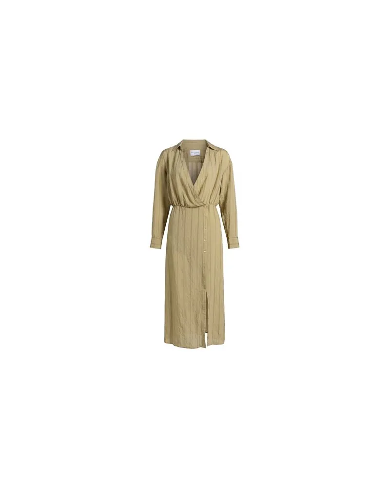 Isabelle Blanche KLEIDER - Maxi-Kleiderauf YOOX.COM Salbeigrün