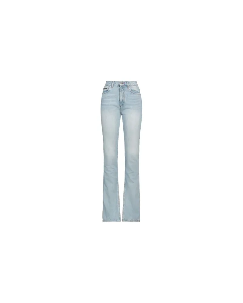 Philipp Plein HOSEN & RÖCKE - Jeanshosenauf YOOX.COM Blau