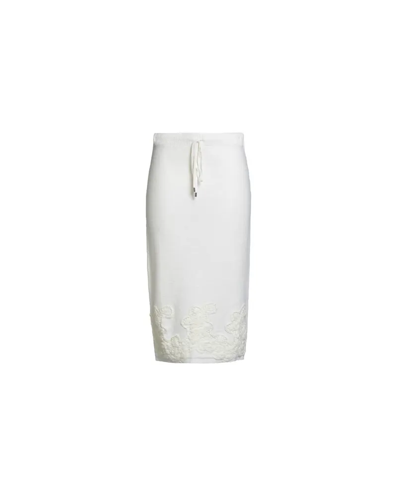 Ermanno Scervino HOSEN & RÖCKE - Midi-Röckeauf YOOX.COM Elfenbein