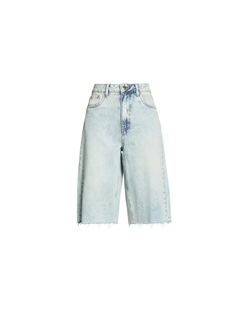 Gestuz HOSEN & RÖCKE - Jeansshortsauf YOOX.COM Blau