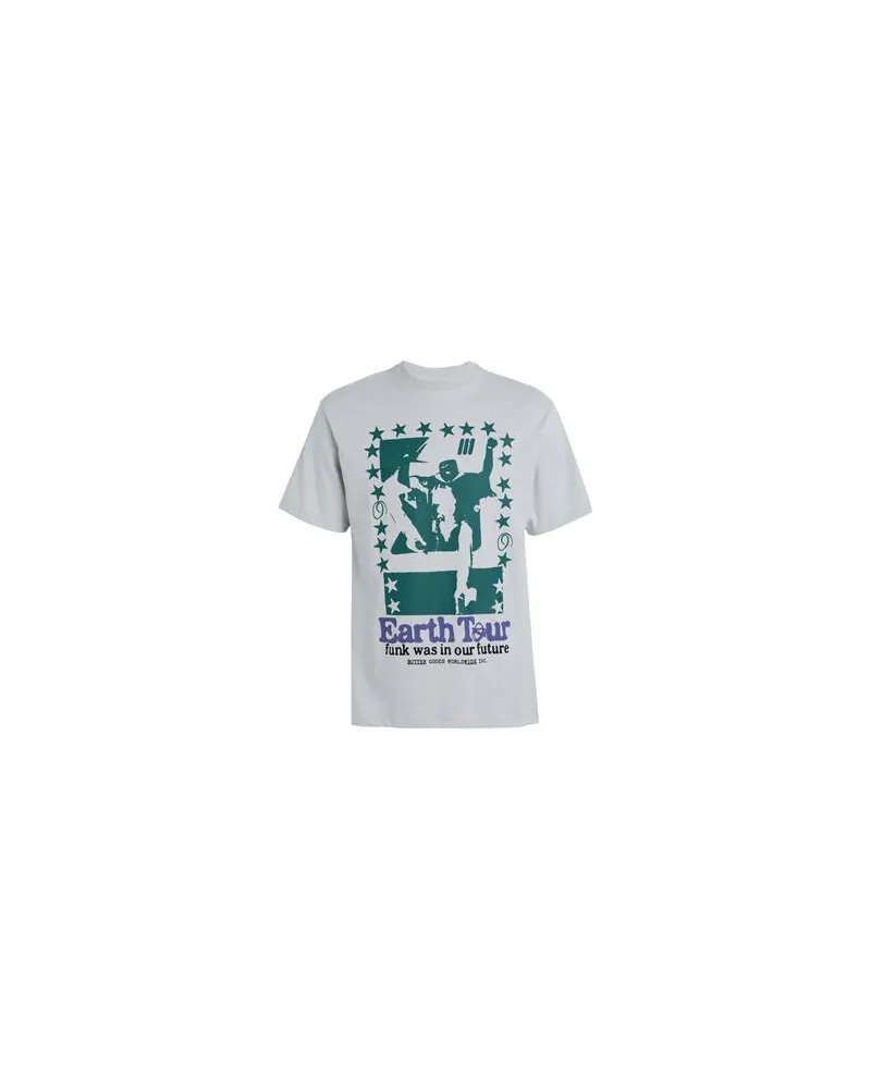 Butter Goods Earth Tour Tee  - TOPS - T-shirtsauf YOOX.COM Hellgrau