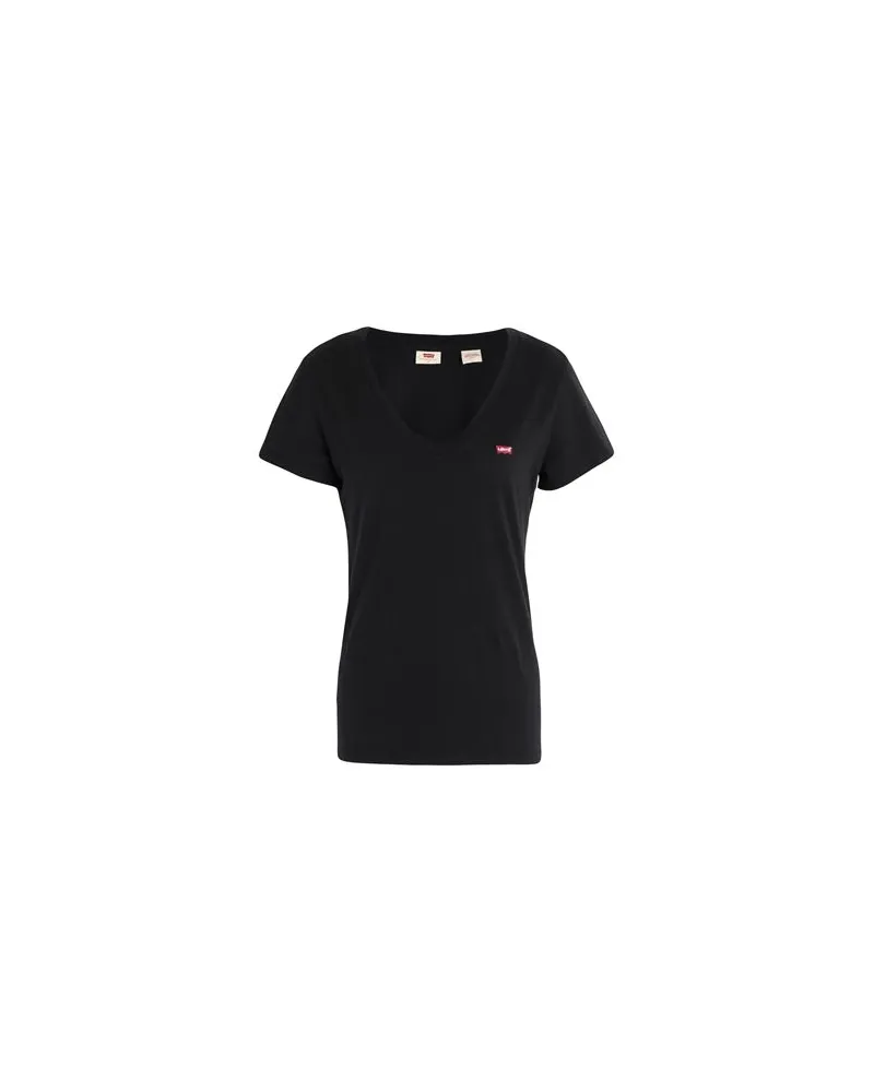 Levi's PERFECT VNECK  - TOPS - T-shirtsauf YOOX.COM Schwarz