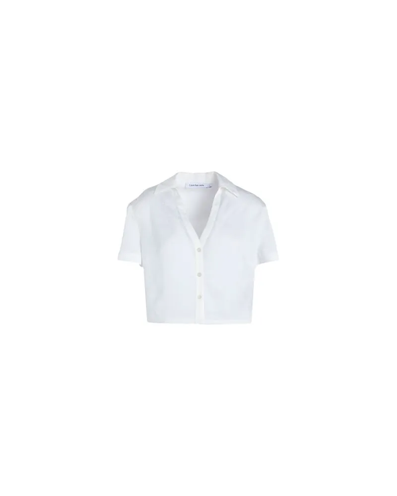 Calvin Klein TOPS - Hemdenauf YOOX.COM Weiß