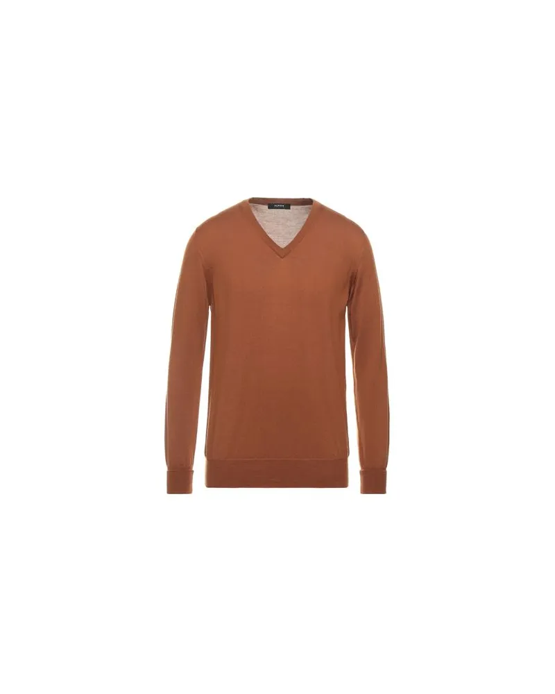 Alpha Studio STRICKWAREN - Pulloverauf YOOX.COM Lederfarben