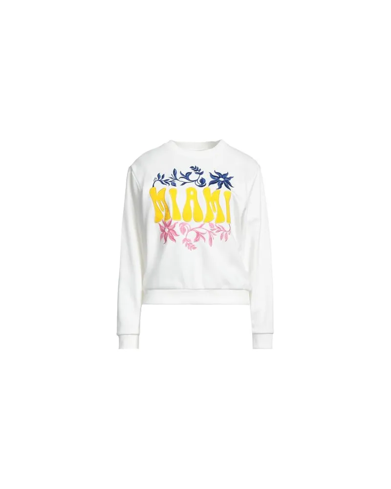 Maje TOPS - Sweatshirtsauf YOOX.COM Weiß