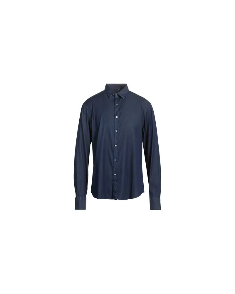 Canali TOPS - Jeanshemdenauf YOOX.COM Blau