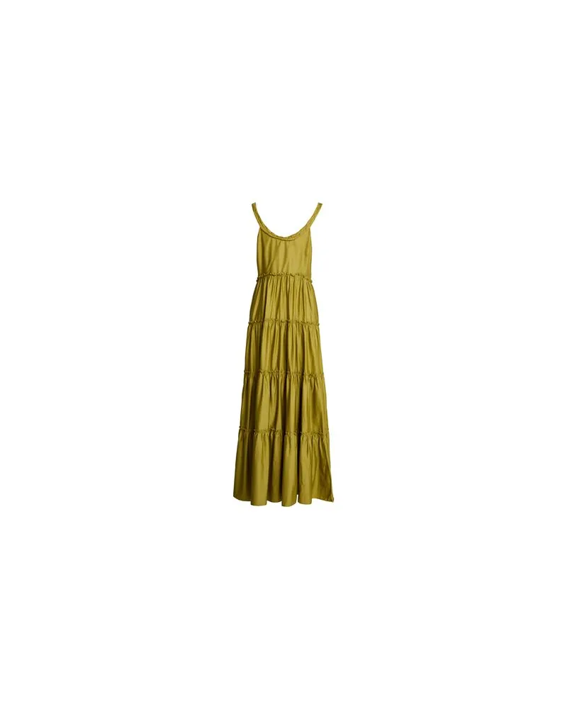 Kocca KLEIDER - Maxi-Kleiderauf YOOX.COM Limettengrün