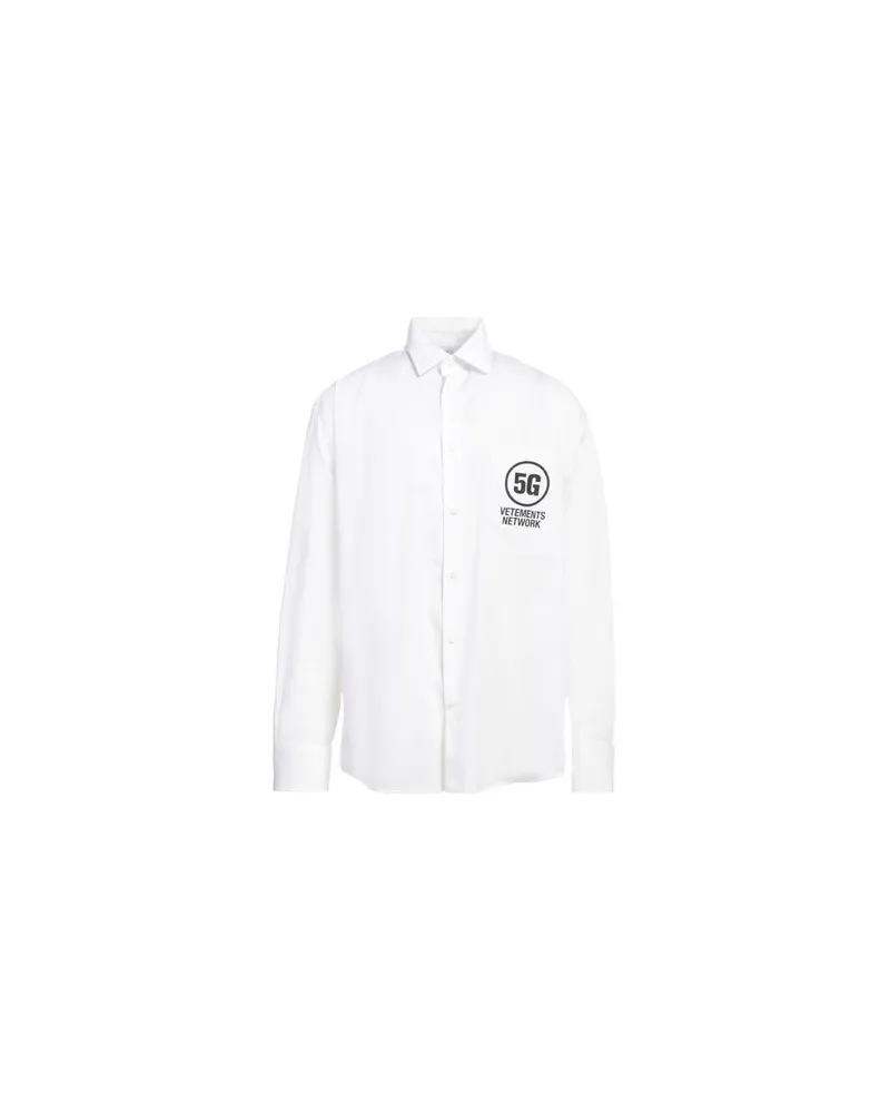 VETEMENTS TOPS - Hemdenauf YOOX.COM Weiß