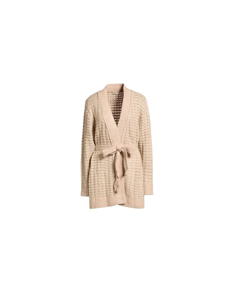 YES ZEE by Essenza STRICKWAREN - Strickjackenauf YOOX.COM Beige