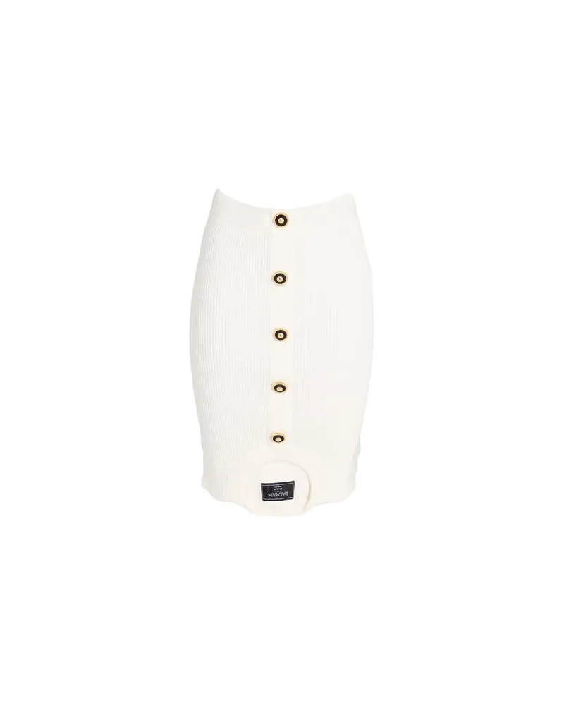 Balmain HOSEN & RÖCKE - Midi-Röckeauf YOOX.COM Weiß