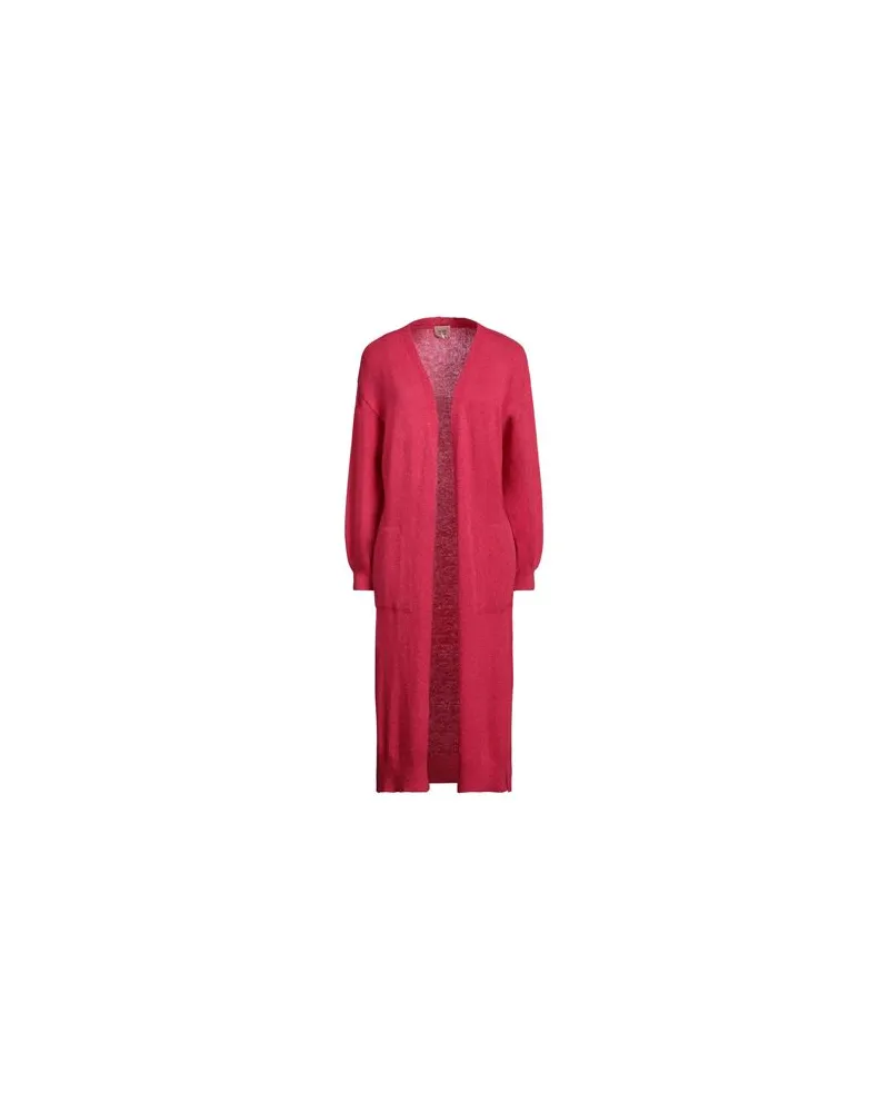 Même Road STRICKWAREN - Strickjackenauf YOOX.COM Fuchsia