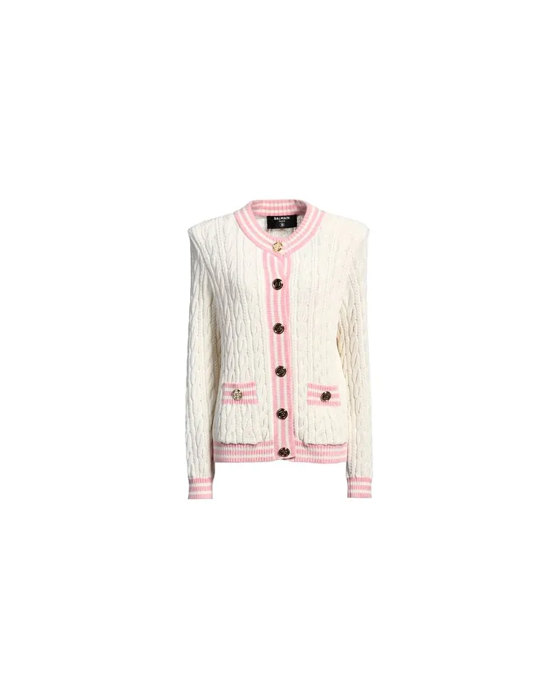 Balmain STRICKWAREN - Strickjackenauf YOOX.COM Elfenbein