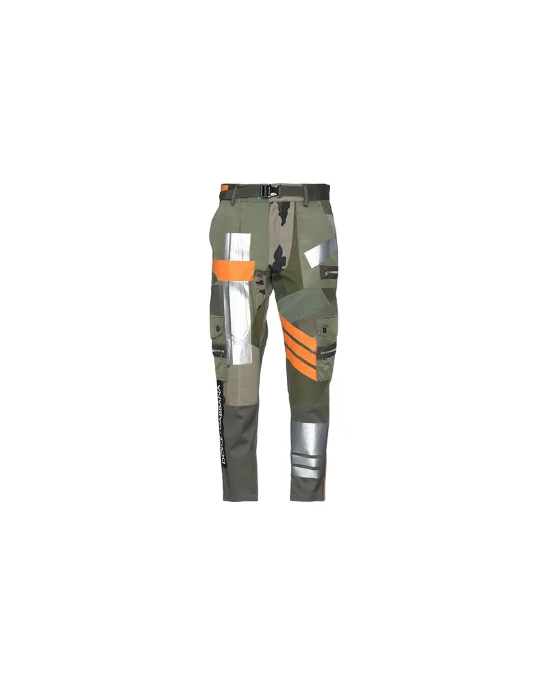 Dolce & Gabbana HOSEN & RÖCKE - Hosenauf YOOX.COM Militärgrün