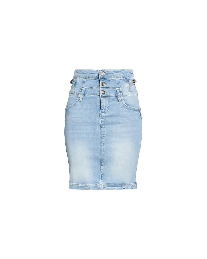 Liu Jo HOSEN & RÖCKE - Jeansröckeauf YOOX.COM Blau