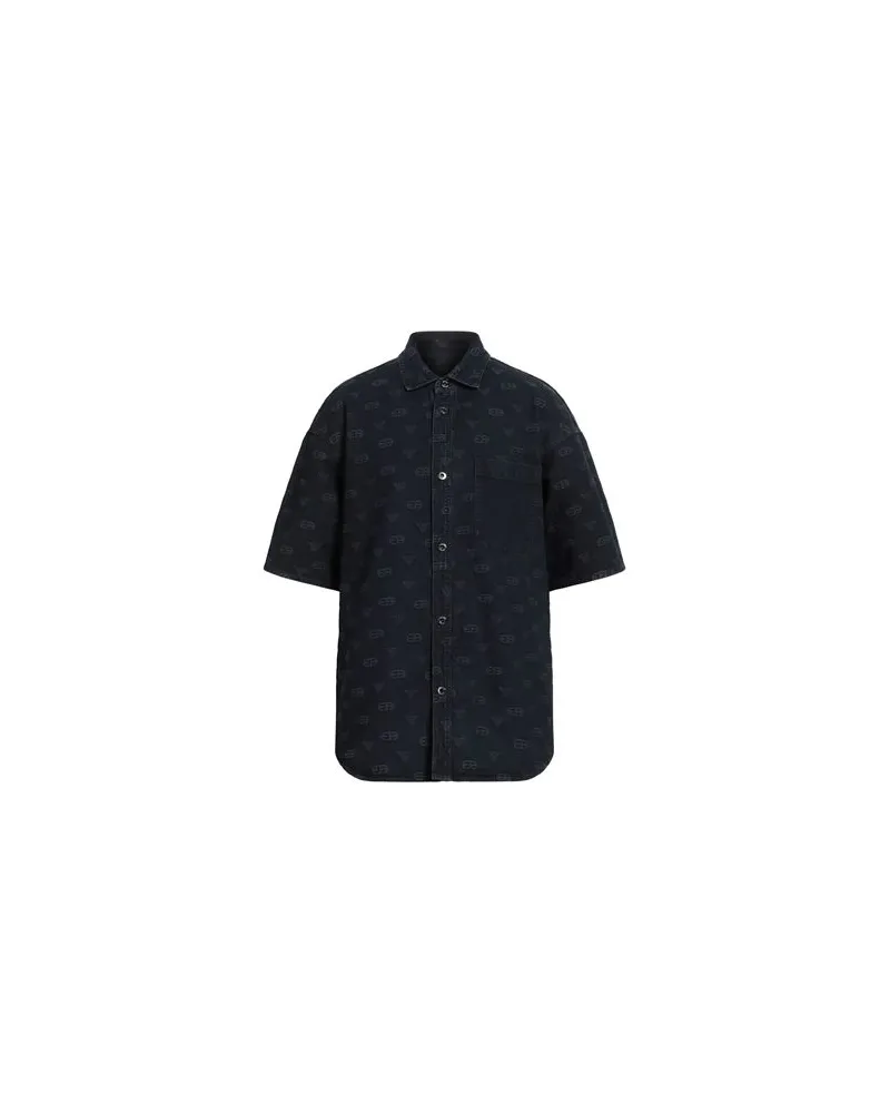 Emporio Armani TOPS - Jeanshemdenauf YOOX.COM Blau