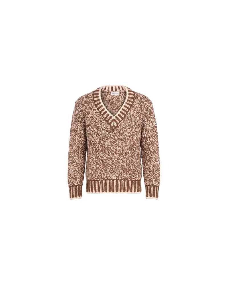 Moncler STRICKWAREN - Pulloverauf YOOX.COM Braun