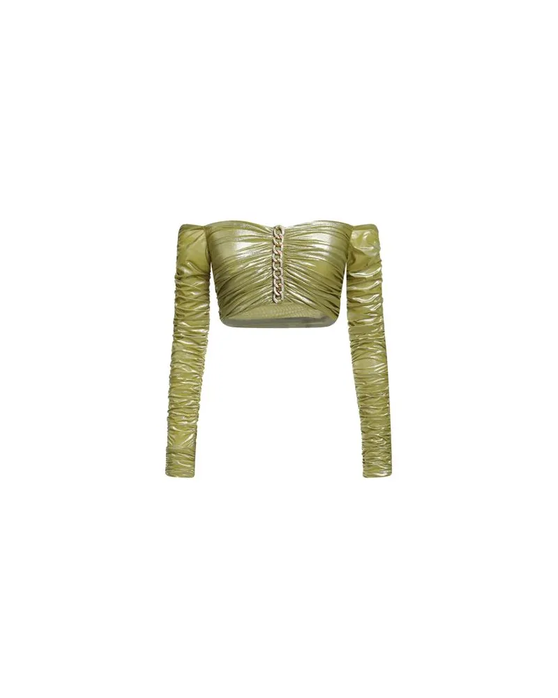 Elisabetta Franchi TOPS - Topsauf YOOX.COM Säuregrün