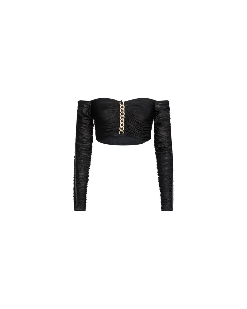 Elisabetta Franchi TOPS - Topsauf YOOX.COM Schwarz