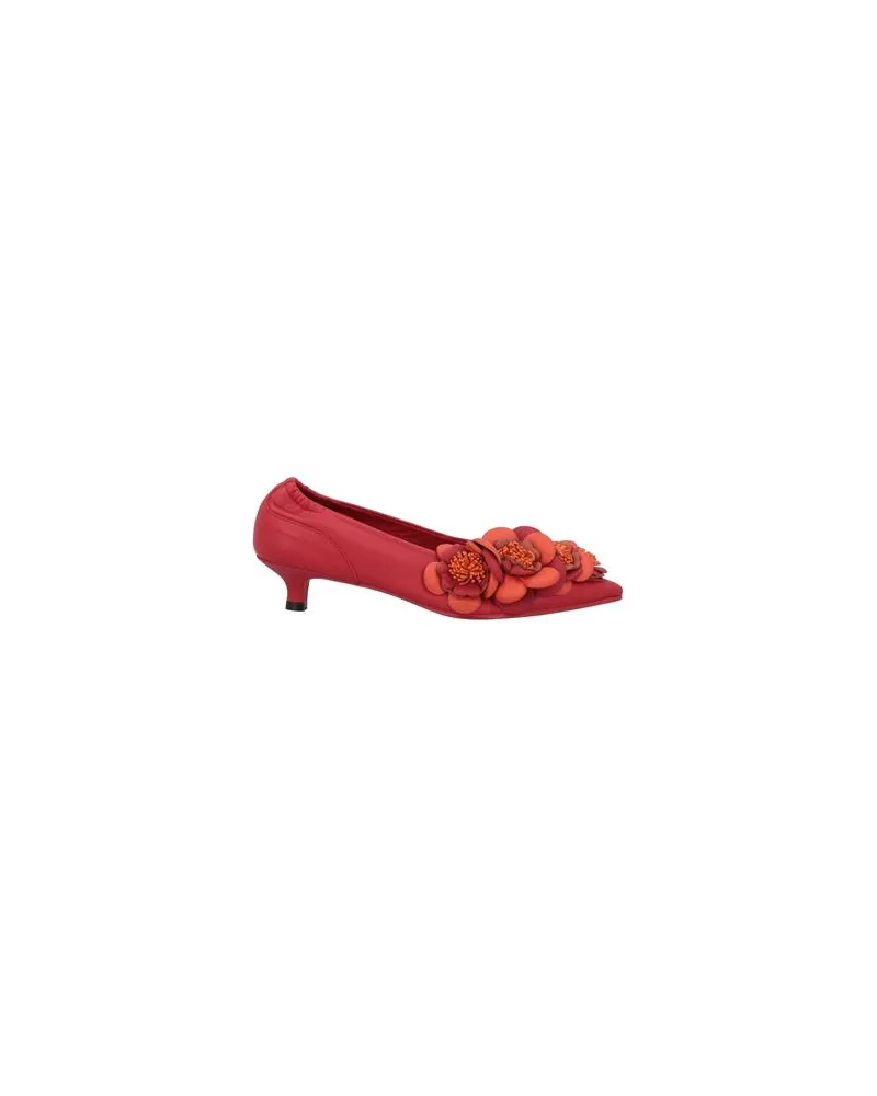 Daniele Ancarani SCHUHE - Ballerinasauf YOOX.COM Rot