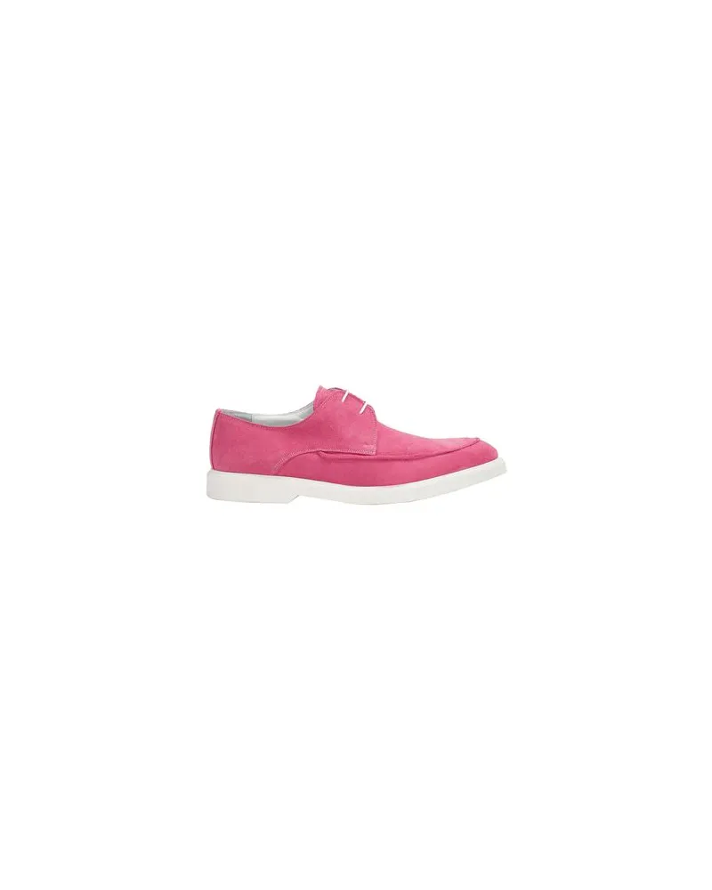 8 by Yoox SUEDE DERBY SHOES  - SCHUHE - Schnürschuheauf YOOX.COM Magenta