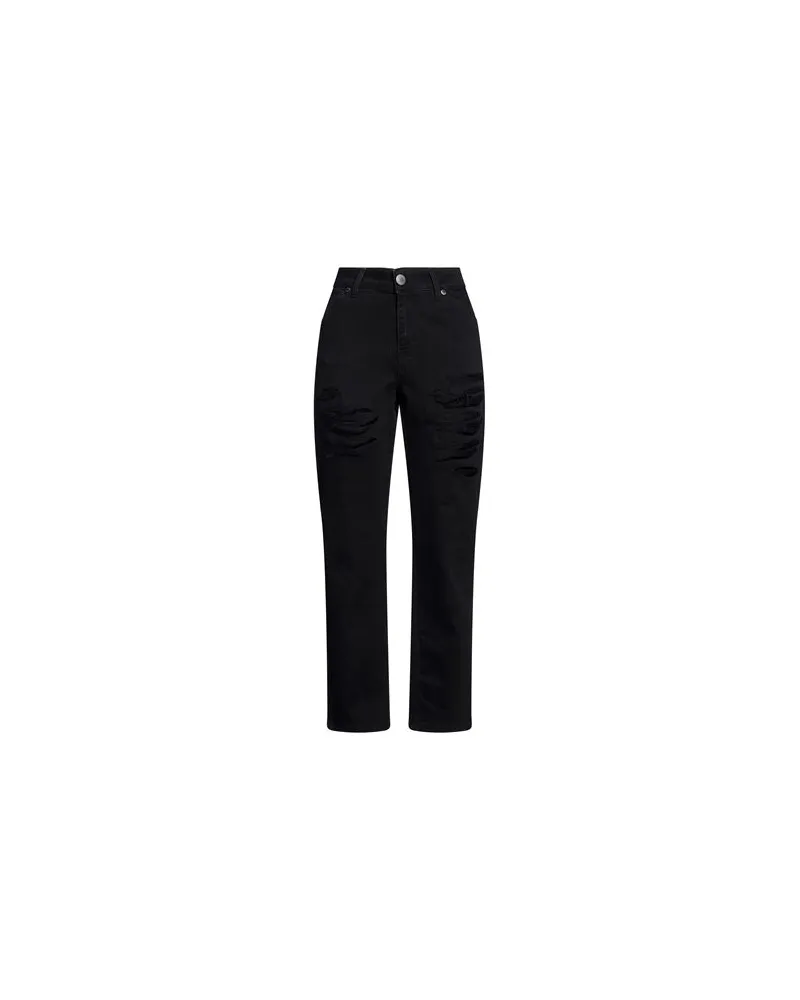 Angelo Marani HOSEN & RÖCKE - Jeanshosenauf YOOX.COM Schwarz