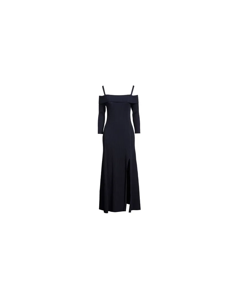 Ganni KLEIDER - Maxi-Kleiderauf YOOX.COM Nachtblau