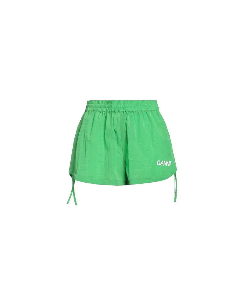 Ganni HOSEN & RÖCKE - Shorts & Bermudashortsauf YOOX.COM Grün