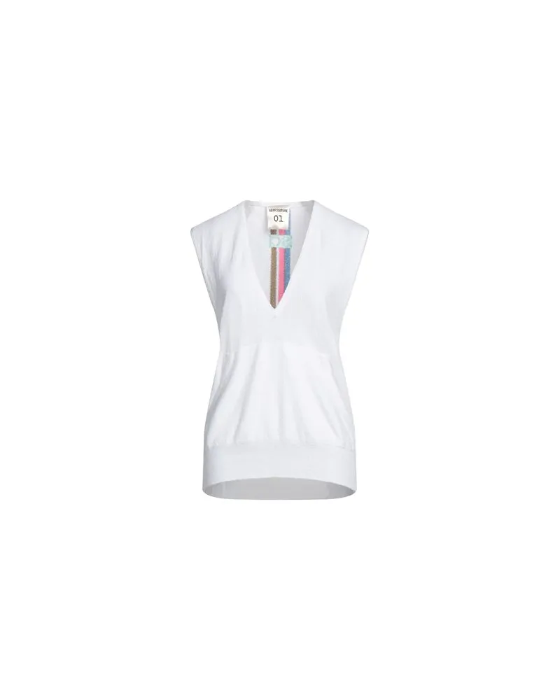 Semicouture STRICKWAREN - Pulloverauf YOOX.COM Weiß