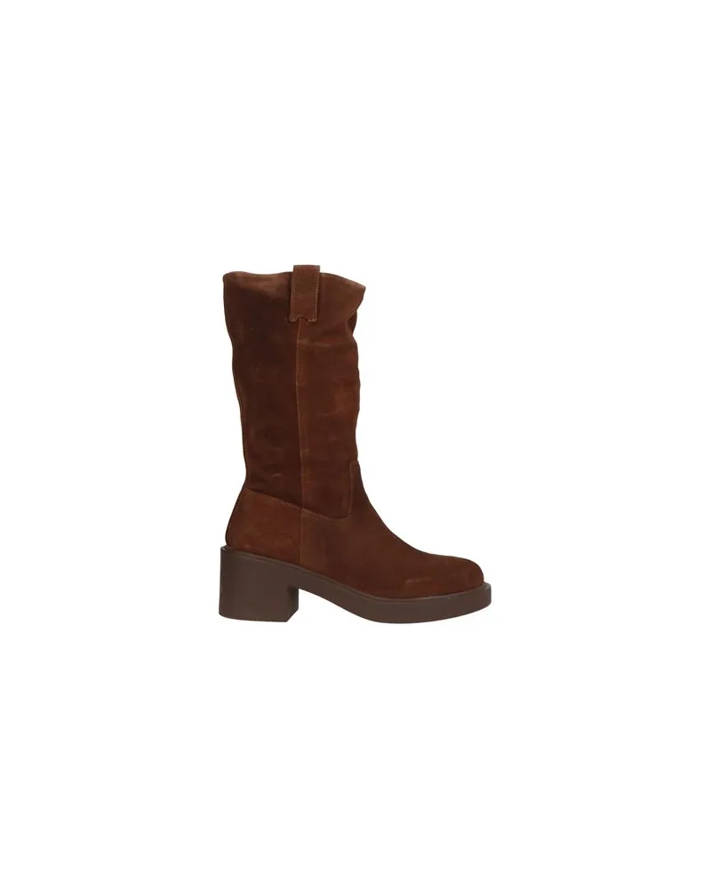 Emanuelle Vee SCHUHE - Stiefelauf YOOX.COM Braun