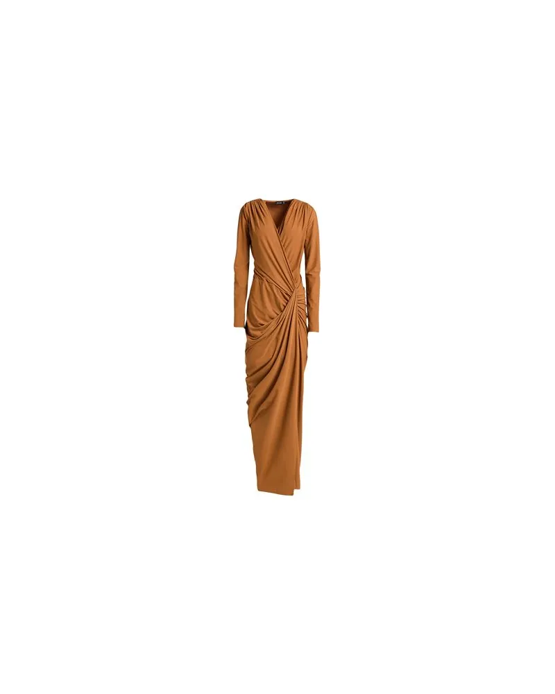 ATLEIN KLEIDER - Maxi-Kleiderauf YOOX.COM Lederfarben