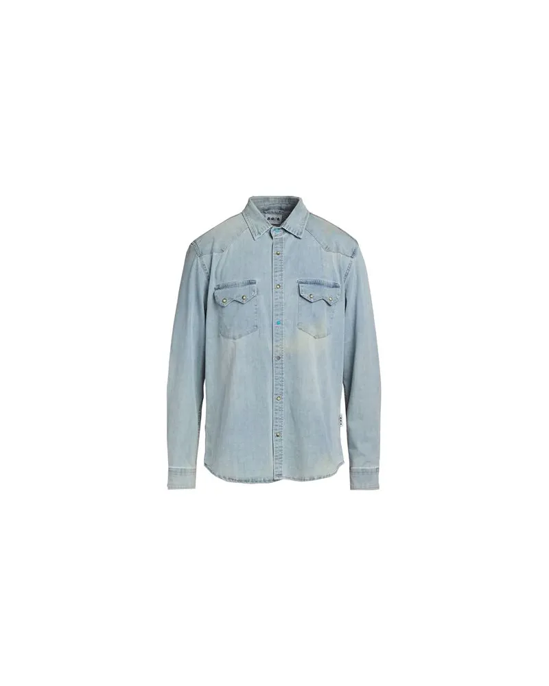 BERNA TOPS - Jeanshemdenauf YOOX.COM Blau