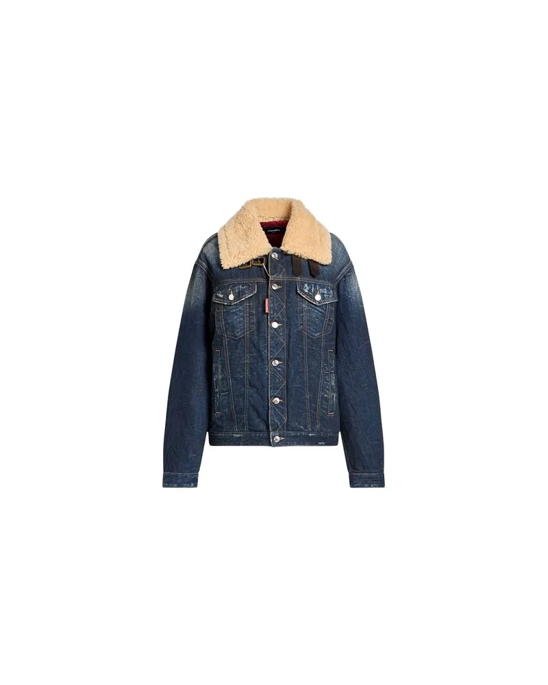 Dsquared2 JACKEN & MÄNTEL - Jeansjacken/Mäntelauf YOOX.COM Blau