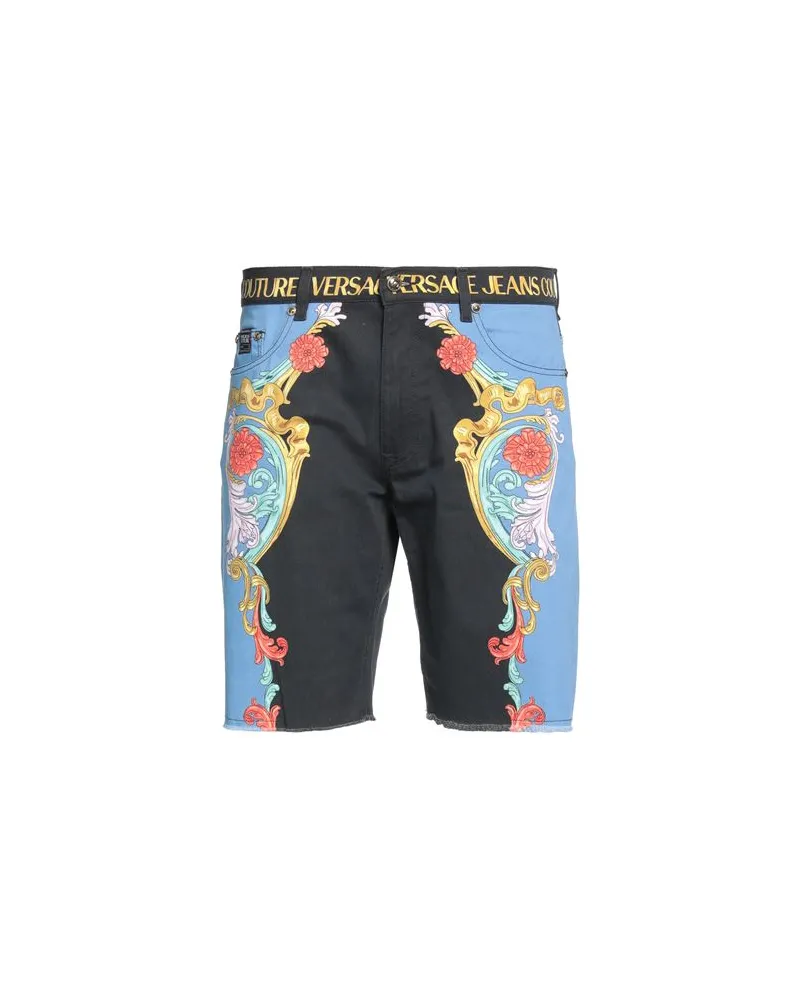 Versace Jeans HOSEN & RÖCKE - Jeansshortsauf YOOX.COM Schwarz
