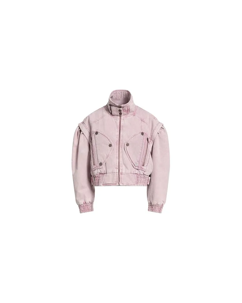 ROTATE Birger Christensen JACKEN & MÄNTEL - Jeansjacken/Mäntelauf YOOX.COM Hellrosa
